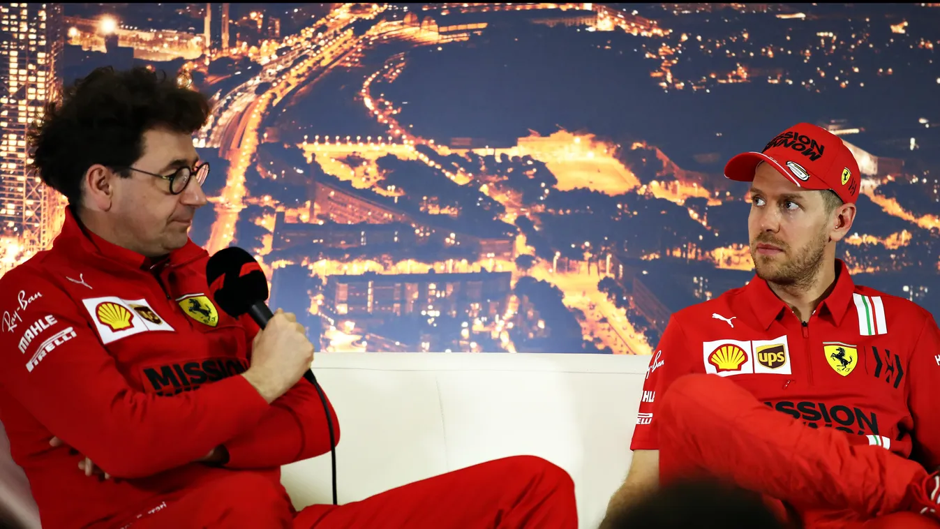 Forma-1, Sebastian Vettel, Mattia Binotto, Scuderia Ferrari 