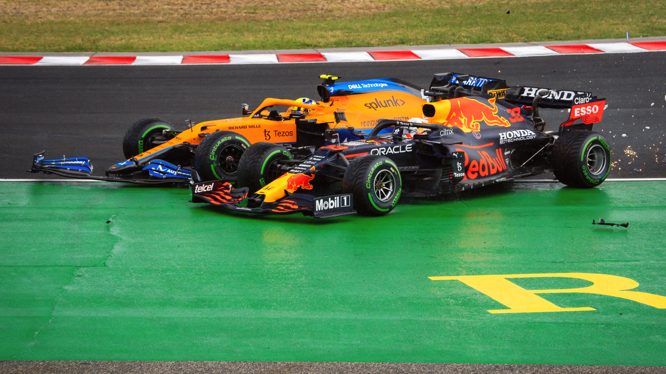 Forma-1, Magyar Nagydíj, Max Verstappen, Red Bull, Lando Norris, McLaren 
