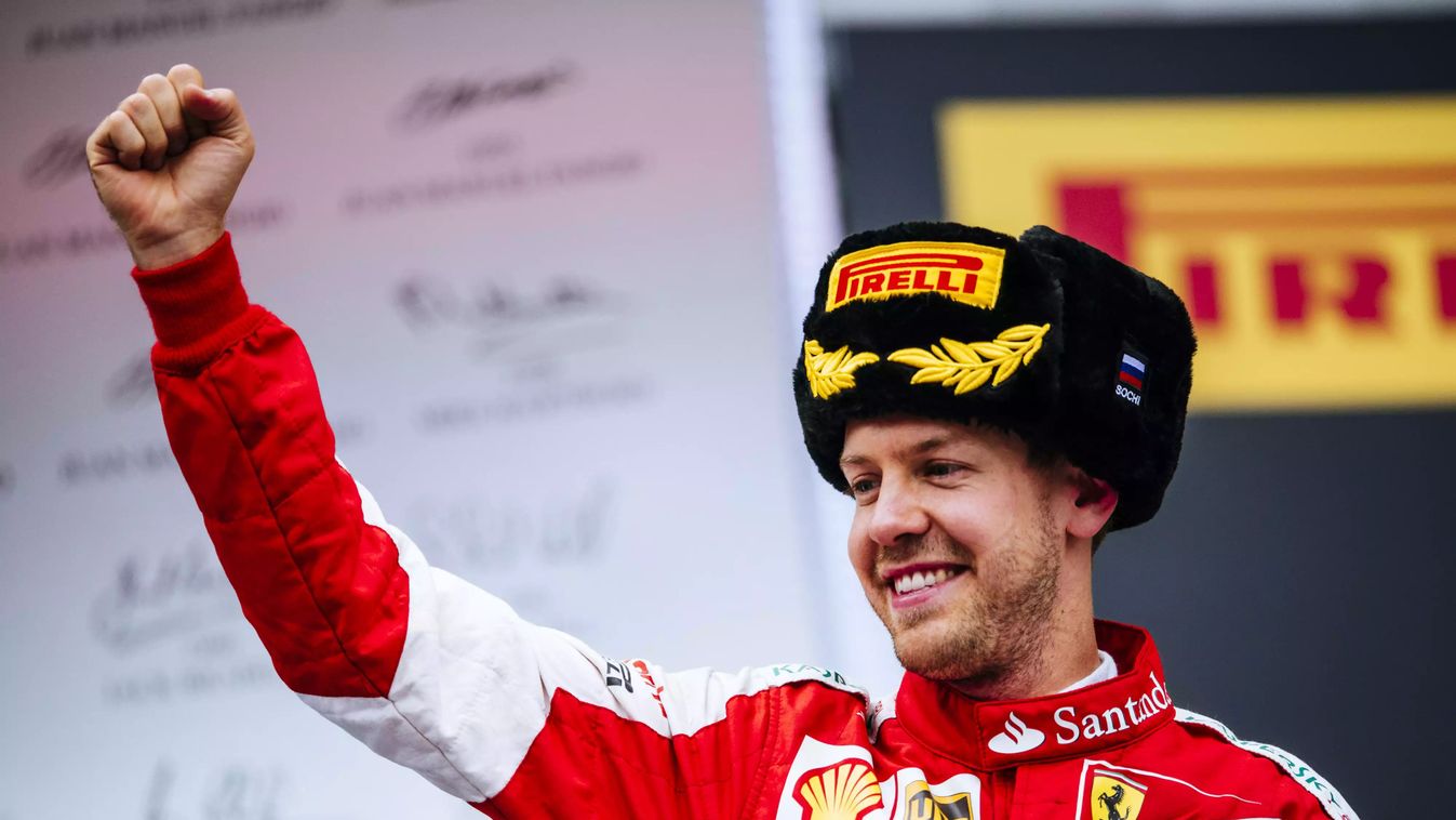 Forma-1, Sebastian Vettel, Scuderia Ferrari, Orosz Nagydíj, Pirelli kucsma 
