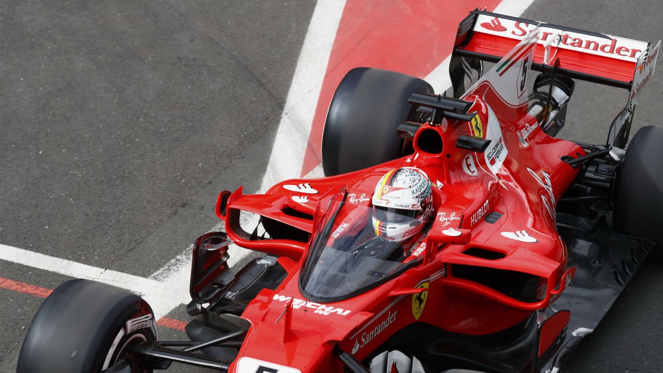 Forma-1, Sebastian Vettel, Scuderia Ferrari, Brit Nagydíj, pajzs szélvédő 