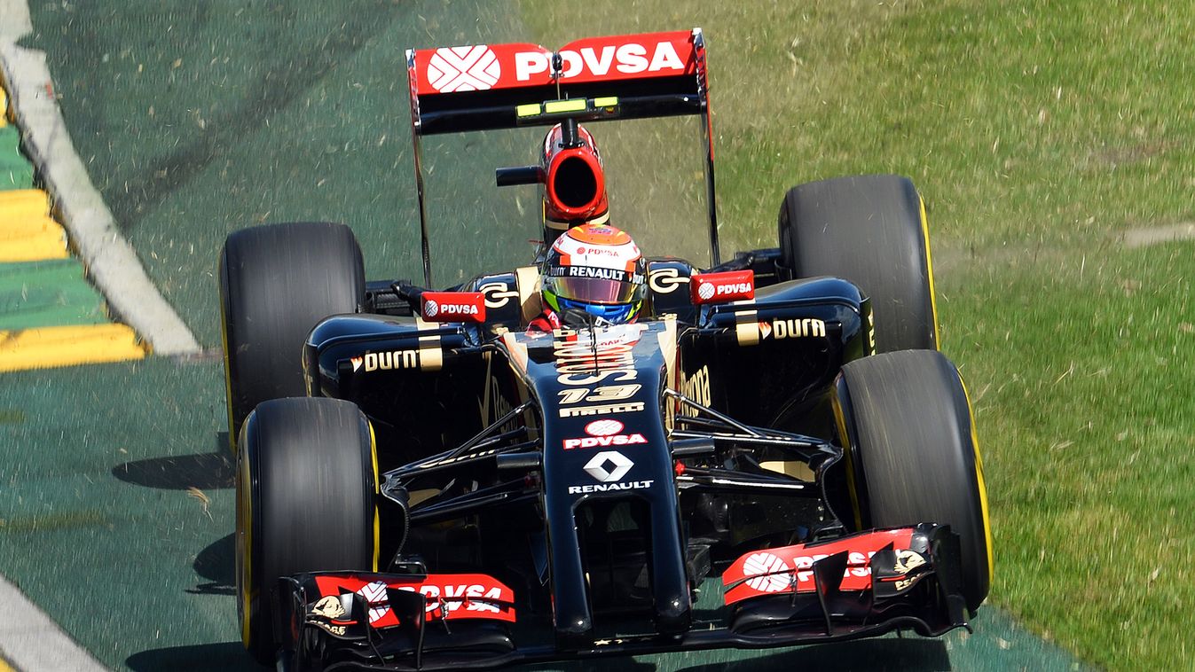 Forma-1, Pastor Maldonado, Lotus, Ausztrál Nagydíj, kicsúszás 