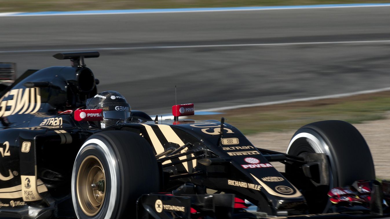 Forma-1, Romain Grosjean, Lotus, Jerez, teszt 