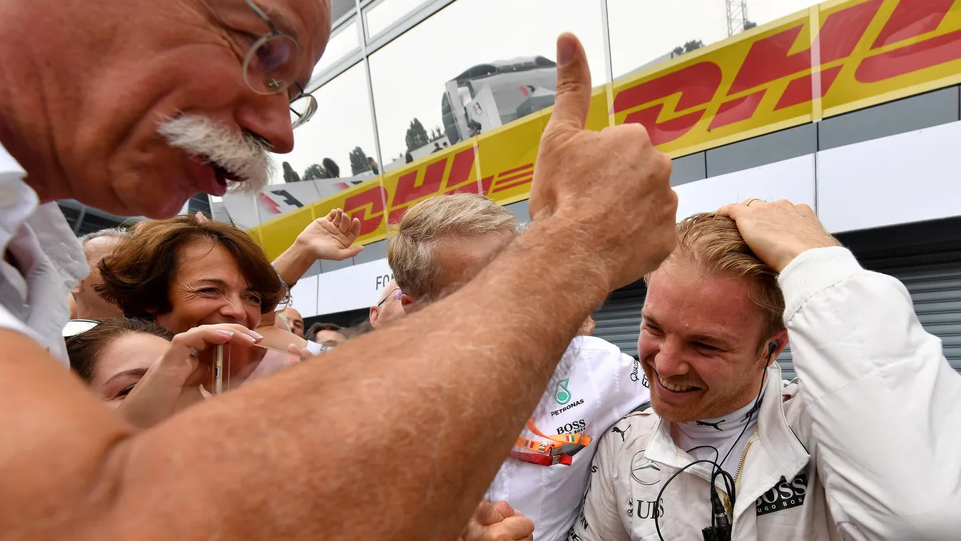 Forma-1, Dieter Zetsche, Nico Rosberg, Olasz Nagydíj, 2016 