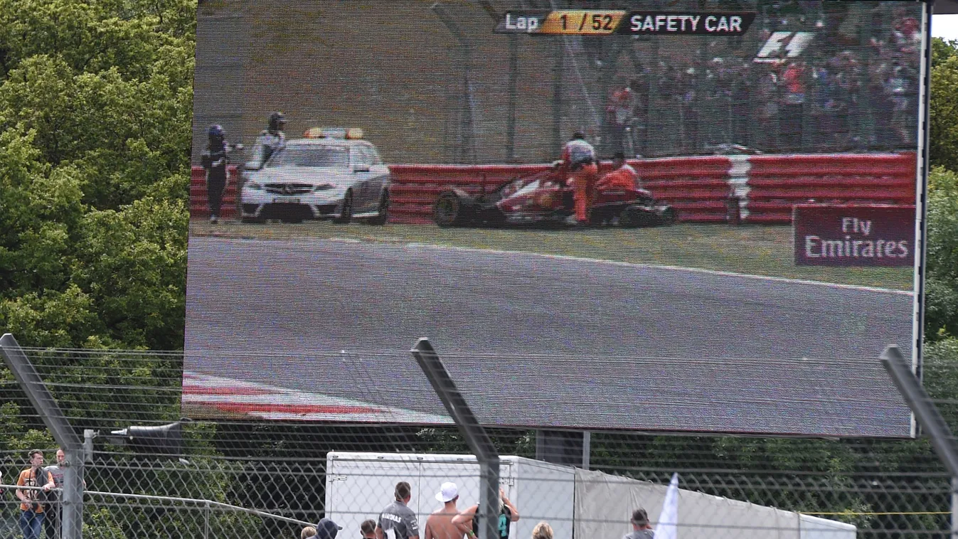 Forma-1, Kimi Räikkönen, Brit Nagydíj, baleset 