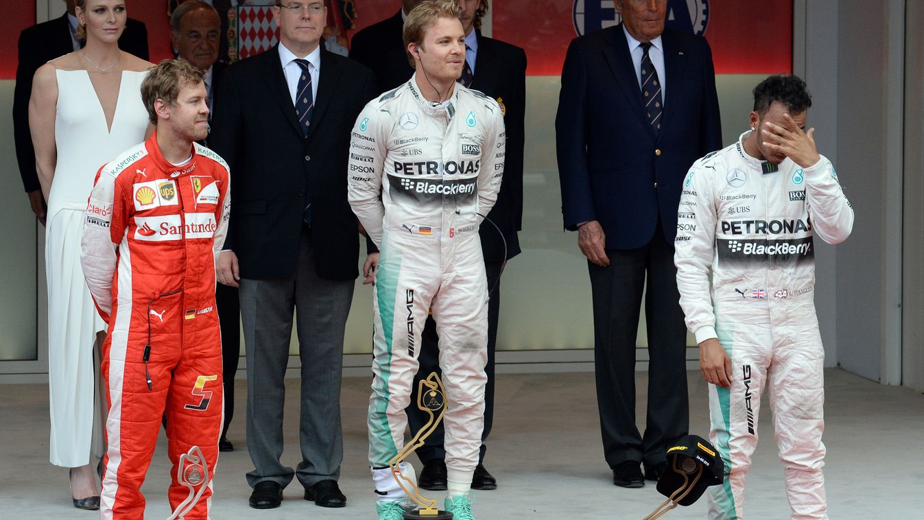 Forma-1, Sebastian Vettel, Nico Rosberg, Lewis Hamilton, Monacói Nagydíj 