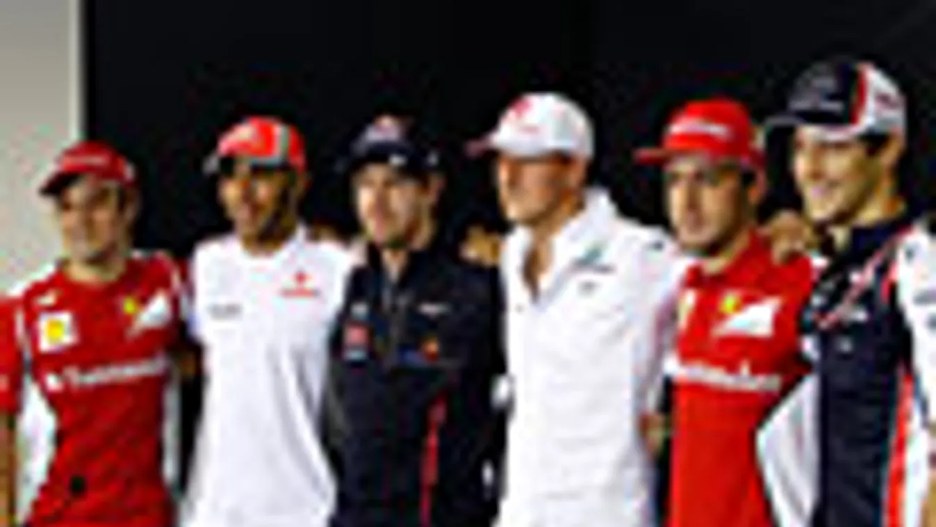 Forma-1, Felipe Massa, Lewis Hamilton, Sebastian Vettel, Michael Schumacher, Fernando Alonso, Bruno Senna