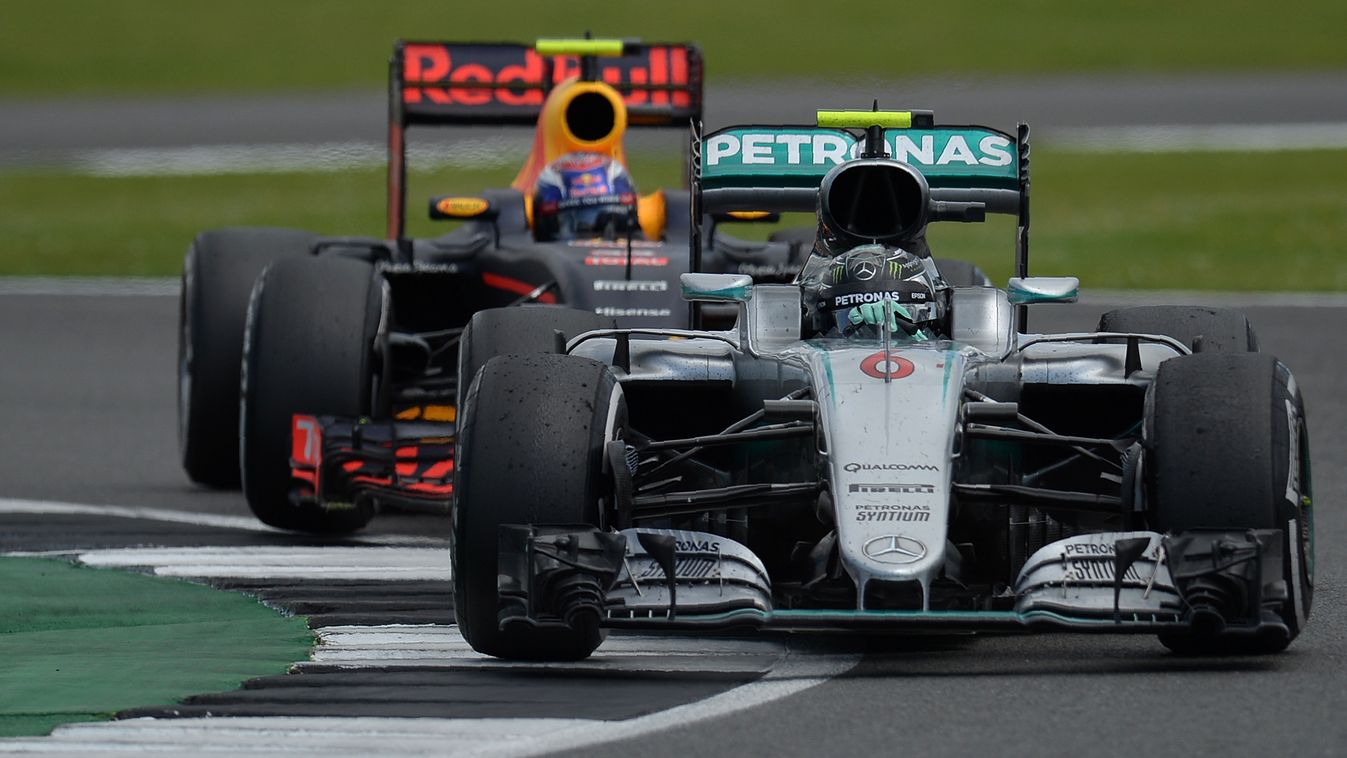 Forma-1, Nico Rosberg, Mercedes AMG Petronas, Max Verstappen, Red Bull Racing, Brit Nagydíj 