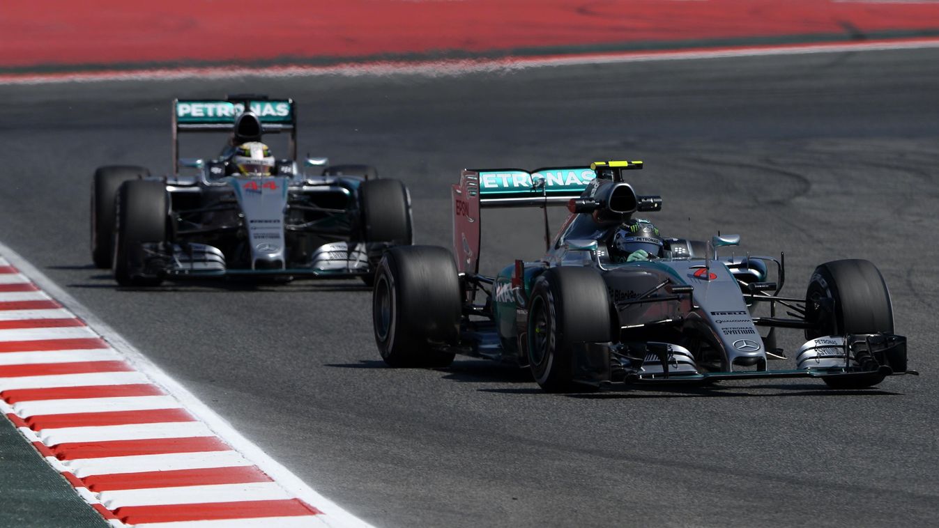 Forma-1, Nico Rosberg, Lewis Hamilton, Mercedes, Spanyol Nagydíj 