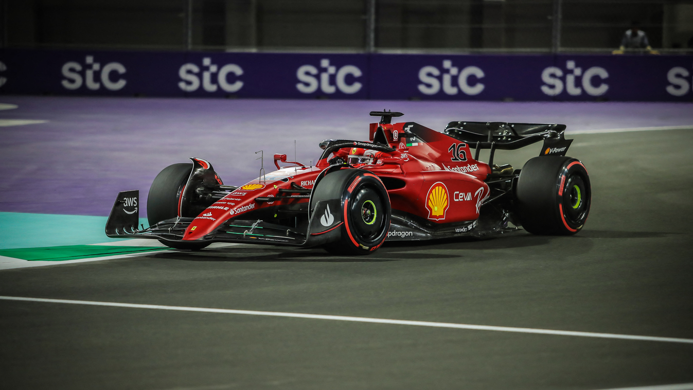 Forma-1, Charles Leclerc, Ferrari, Szaúd-arábiai Nagydíj 2022, péntek 