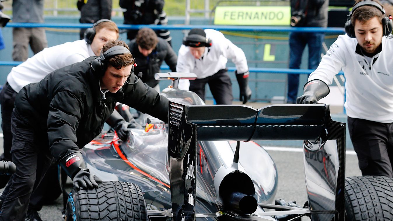 Forma-1, McLaren, Fernando Alonso, teszt, Jerez 
