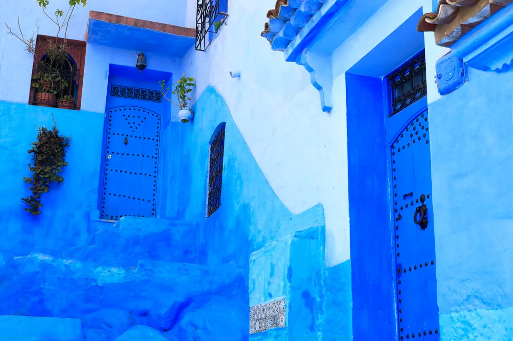 Morocco rif region chefchaouen medina