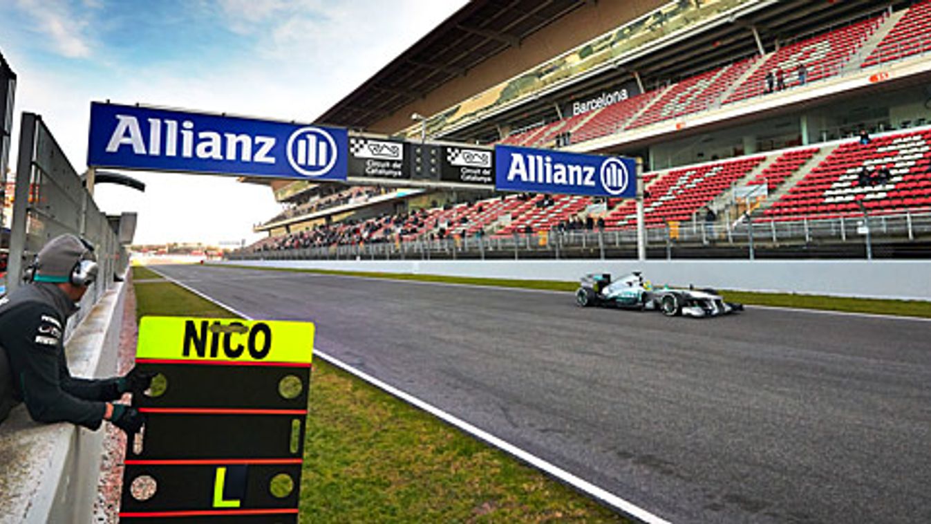 Forma-1, Mercedes, Nico Rosberg, teszt