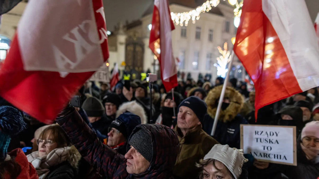 Lengyel belpolitika, letartóztatás, Mariusz Kaminski, Maciej Wasik, Lengyelország, 2024.01.10. 