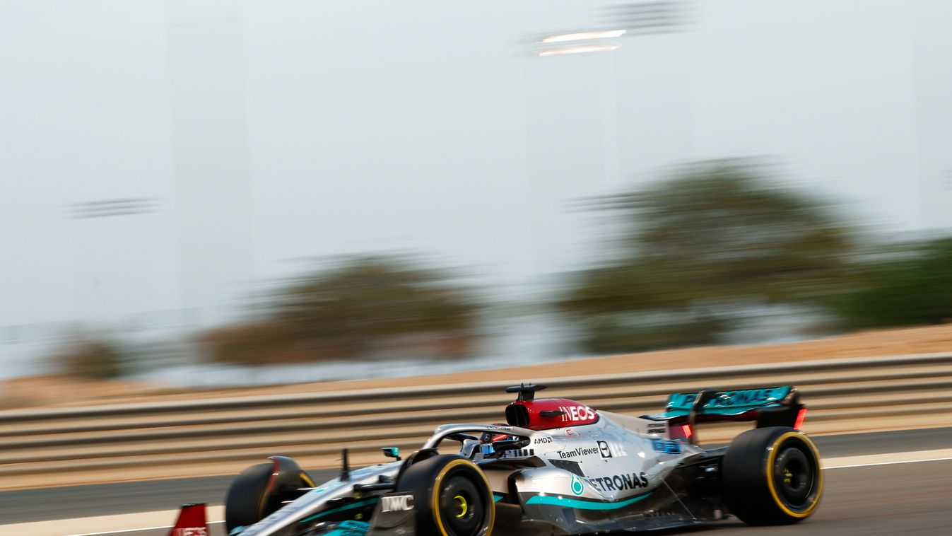Forma-1, teszt, Bahrein 1. nap, Hamilton, Mercedes 