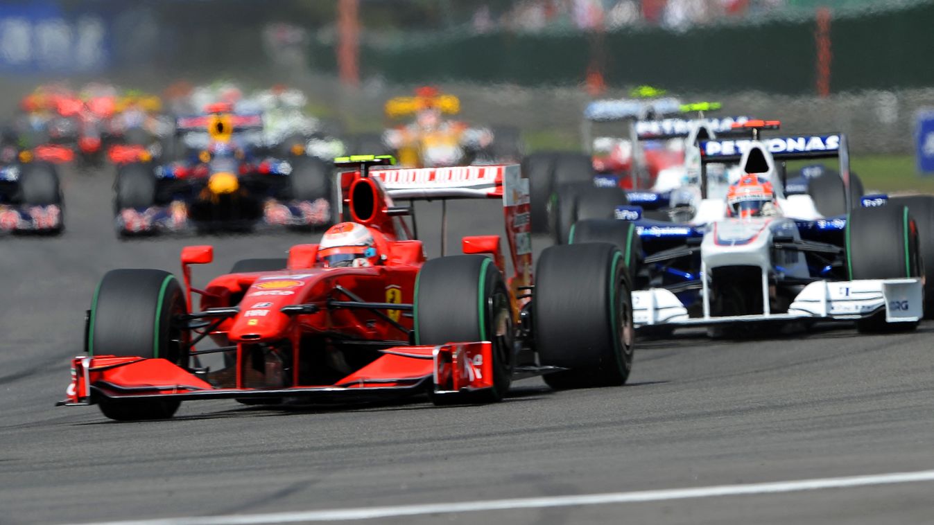 Forma-1, Belga Nagydíj, 2009, Kimi Räikkönen, Ferrari, Robert Kubica, BMW 