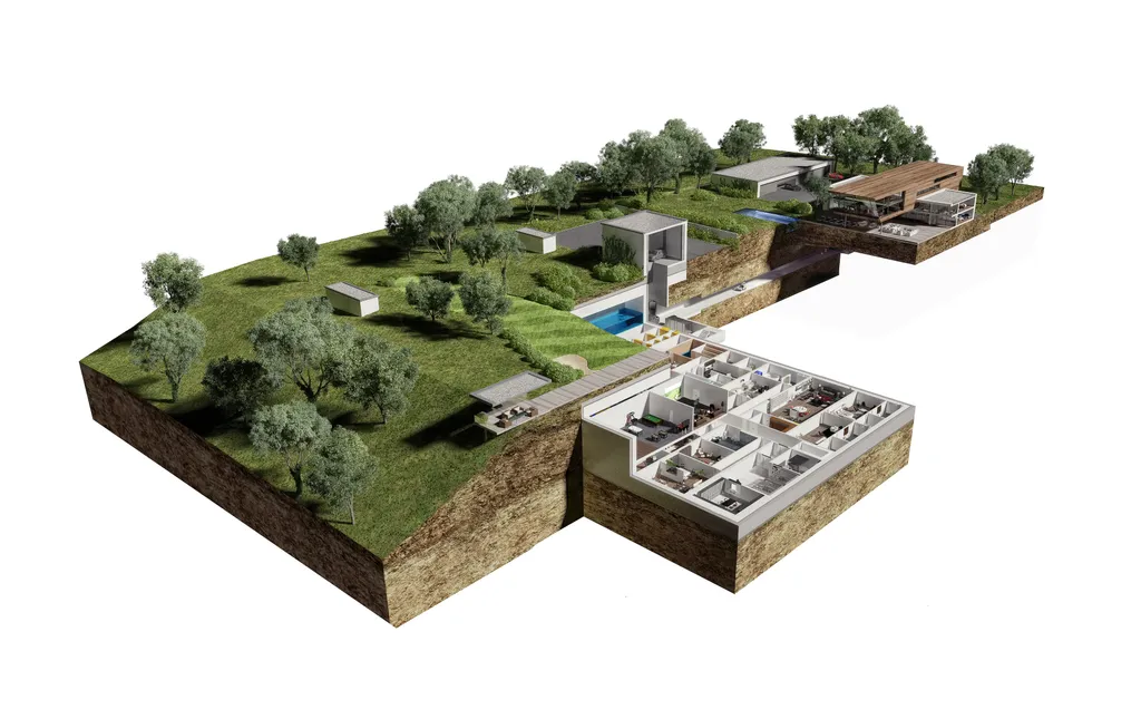 Oppidum Bunker, földalatti luxusbunker, 2024., 