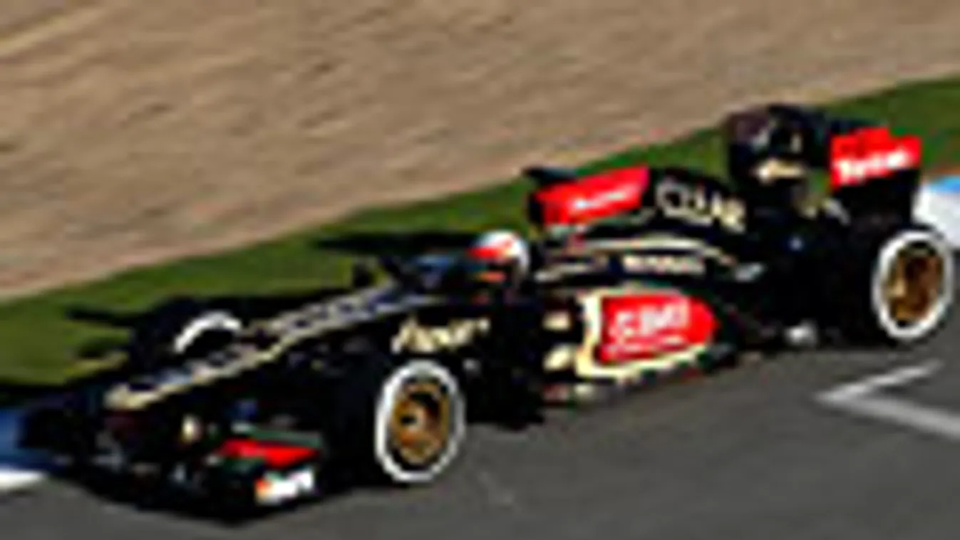 Forma-1, Romain Grosjean, Lotus, teszt