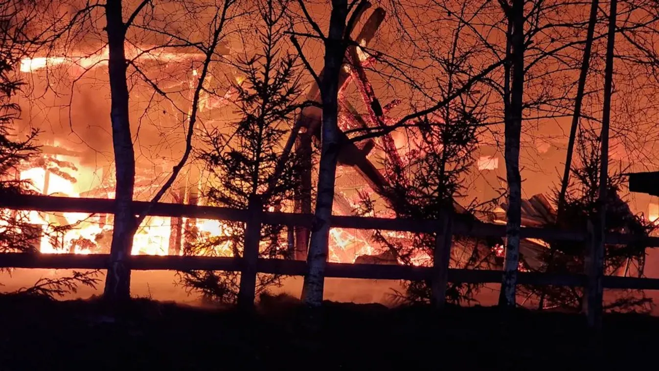 Dél-Németországban tűz ütött ki egy vadnyugati témájú vidámparkban, Eging am See, Pullman City 