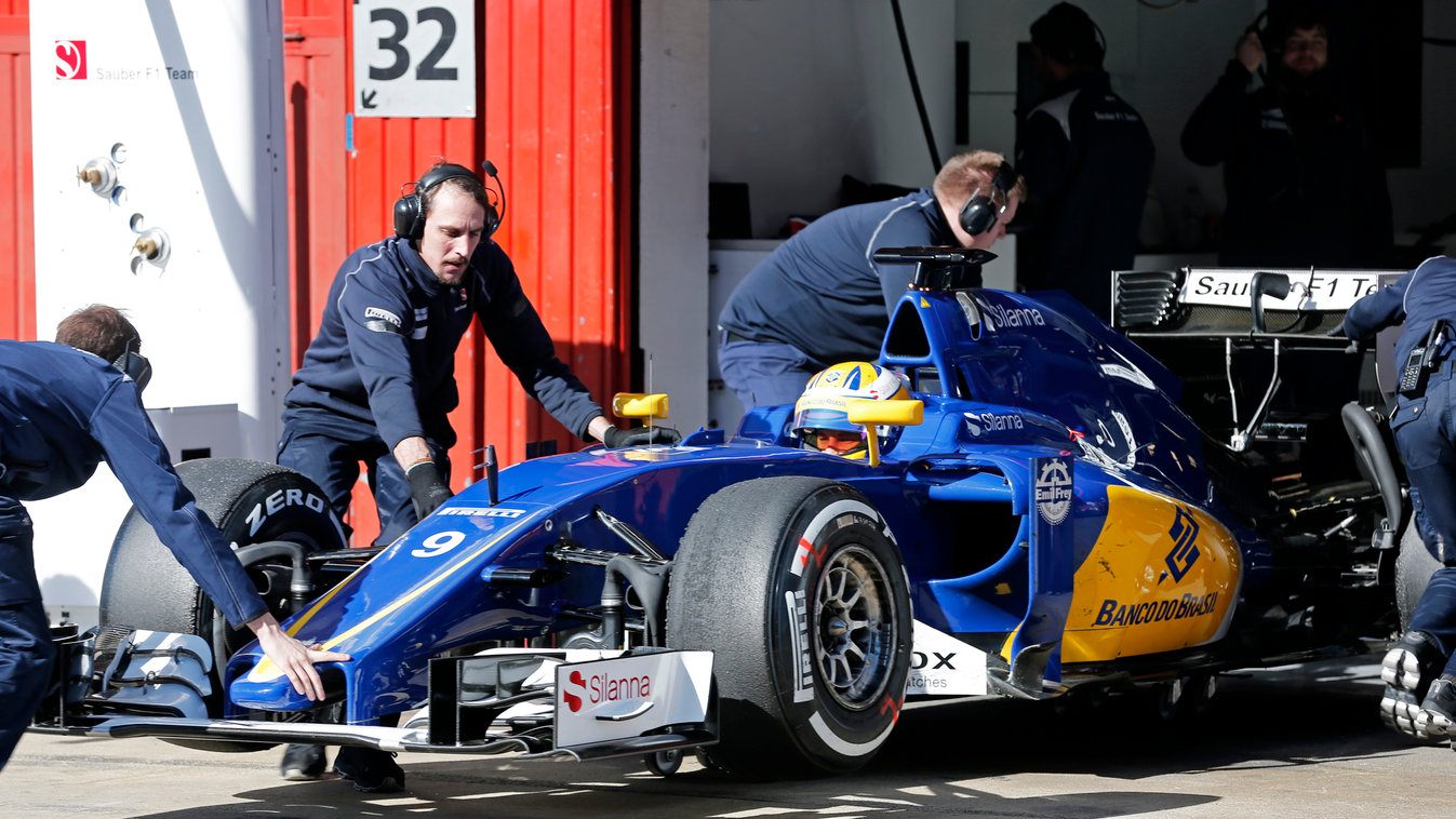 Forma-1, Marcus Ericsson, Sauber-Ferrari, Barcelona teszt 