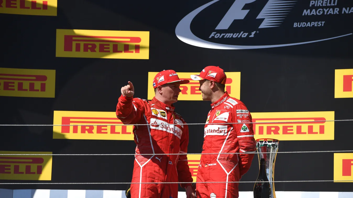 Forma-1, Kimi Räikkönen, Sebastian Vettel, Scuderia Ferrari, Magyar Nagydíj 