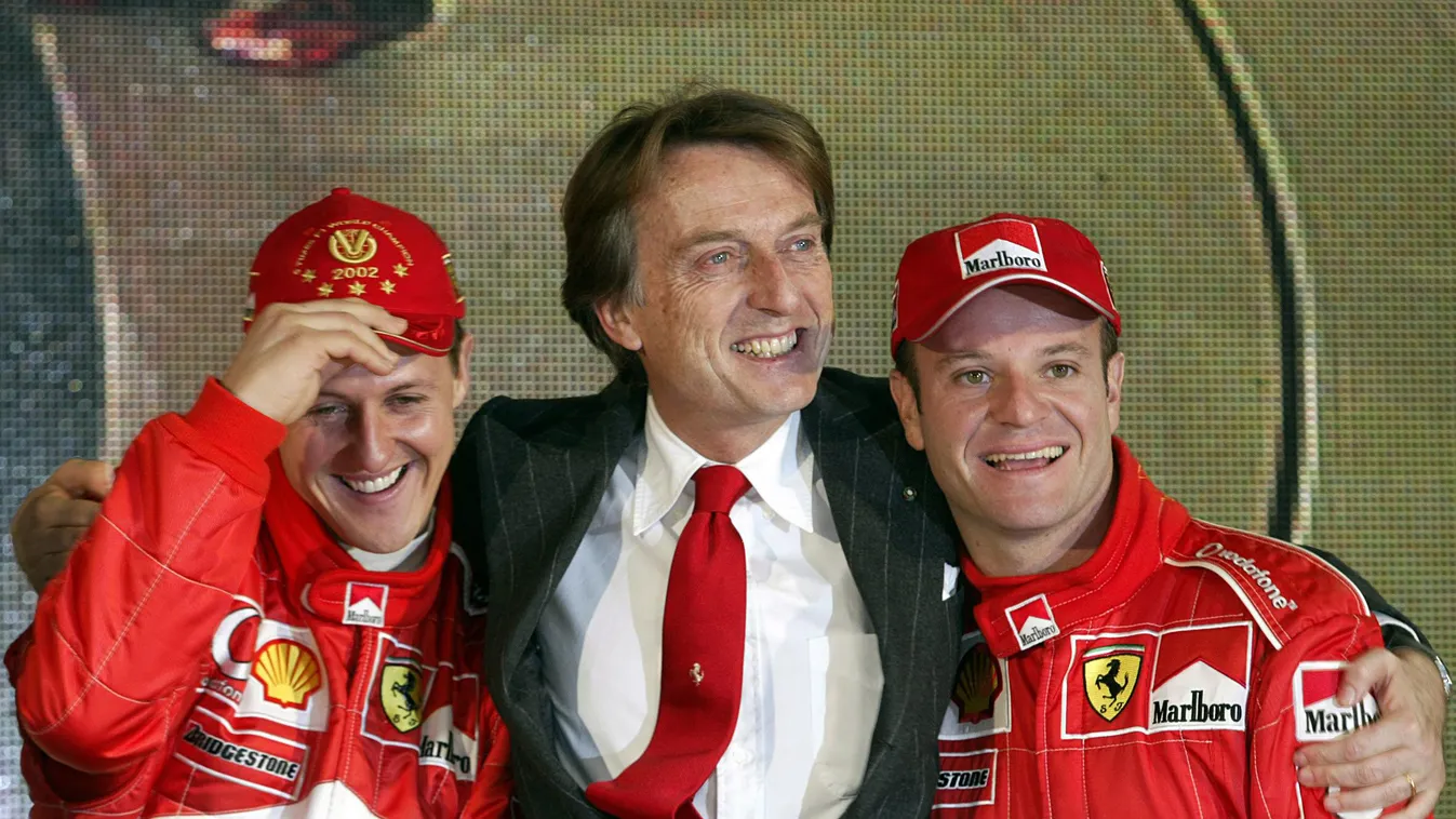 Forma-1, Michael Schumacher, Luca di Montezemolo, Rubens Barrichello 
