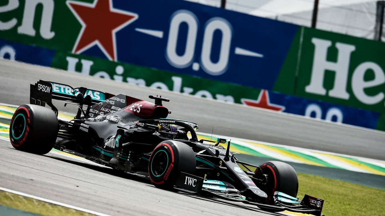 Forma-1, Lewis Hamilton, Mercedes, Sao Pauló-i Nagydíj 2021, péntek 