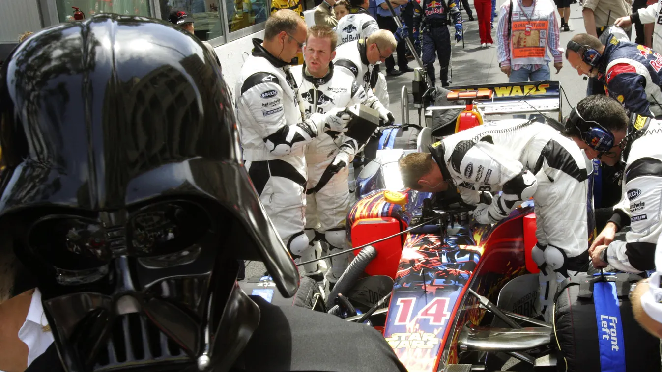 Forma-1, Darth Vader, Star Wars, Red Bull, Monacói Nagydíj, 2005 