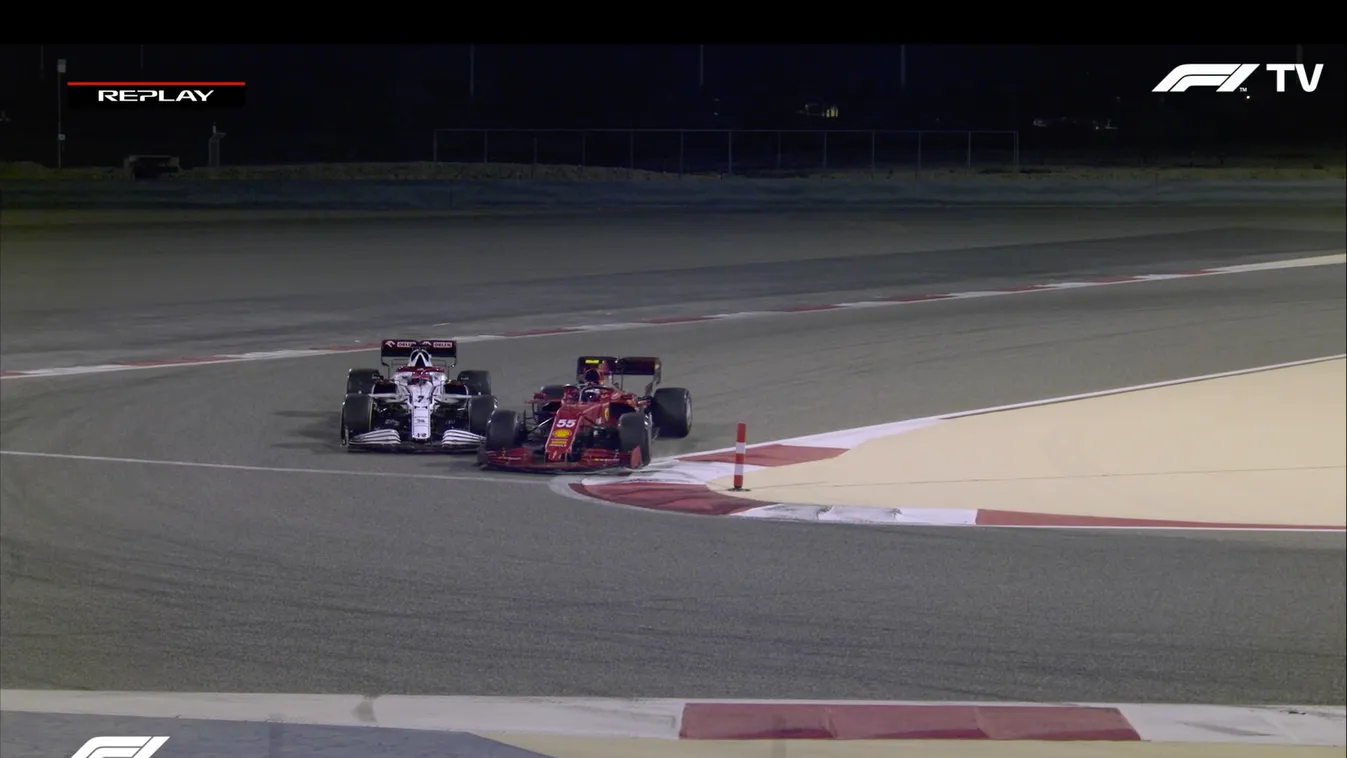Forma-1, Bahrein teszt, 3. nap, Carlos Sainz, Kimi Räikkönen, Ferrari, Alfa Romeo 