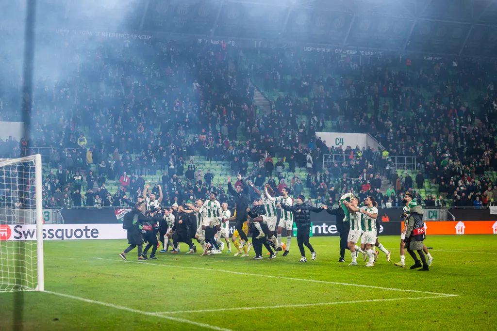 Ferencvárosi TC - ACF Fiorentina, FTC, Fradi, Ferencváros, Európa Konferencia Liga, csoportkör, 6. forduló, Groupama Aréna, Budapest, 2023.12.14. 