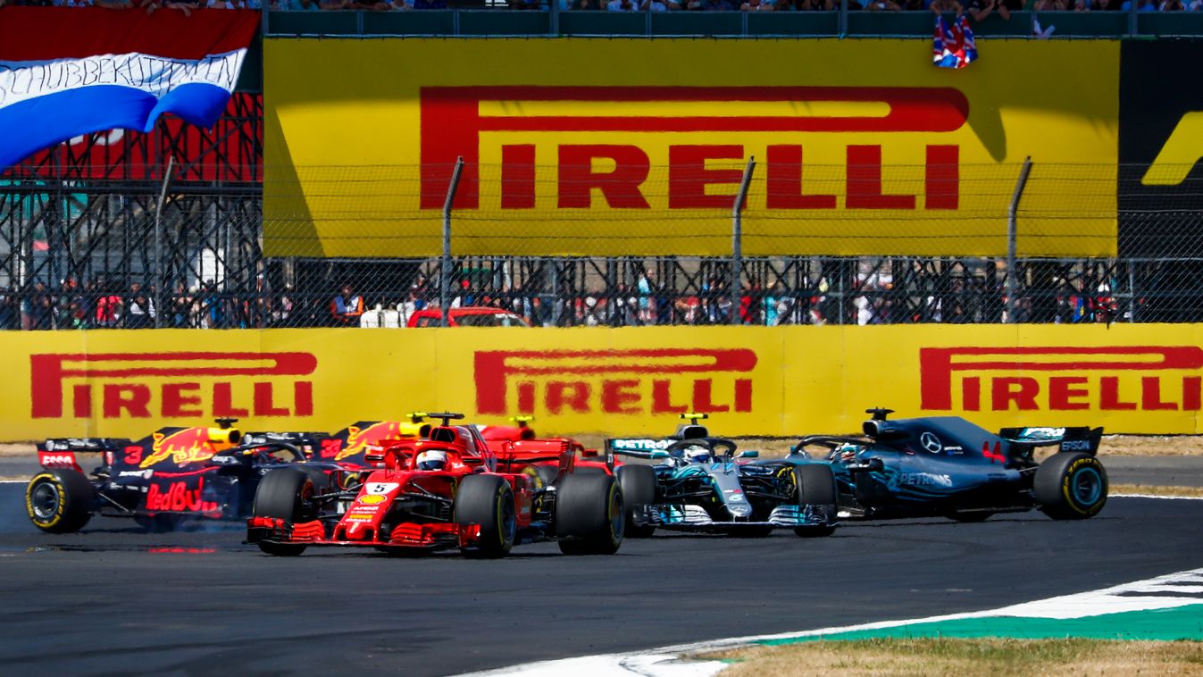 Forma-1, Brit Nagydíj, rajtbaleset, Lewis Hamilton, Kimi Räikkönen 