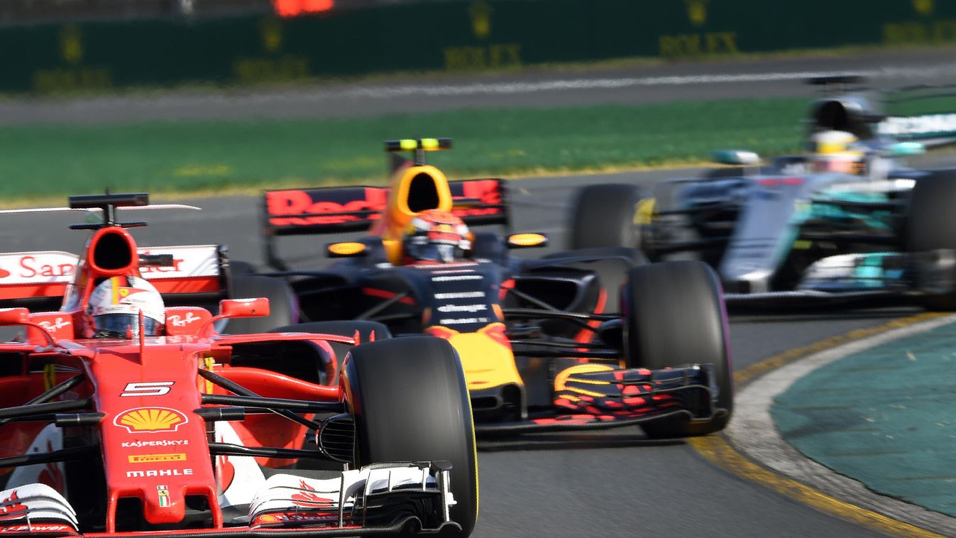 Forma-1, Sebastian Vettel, Ferrari, Max Verstappen, Red Bull, Lewis Hamilton, Mercedes, Ausztrál Nagydíj 2017 