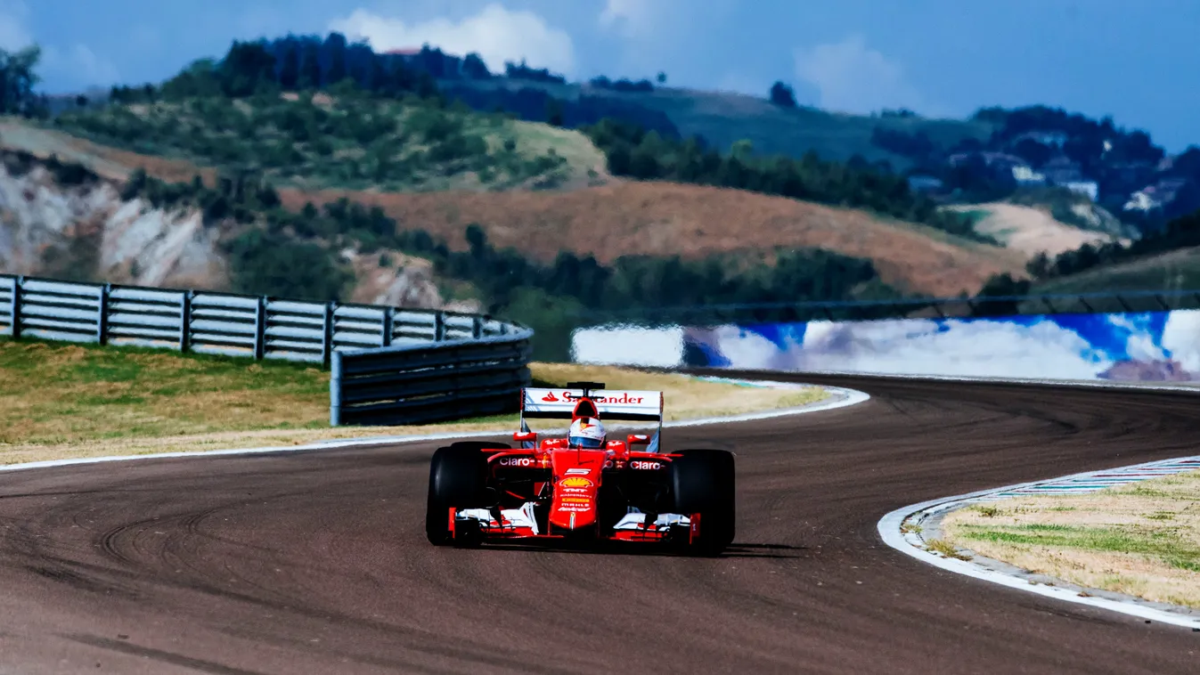 Forma-1, Sebastian Vettel, Scuderia Ferrari, Fiorano, Pirelli teszt 