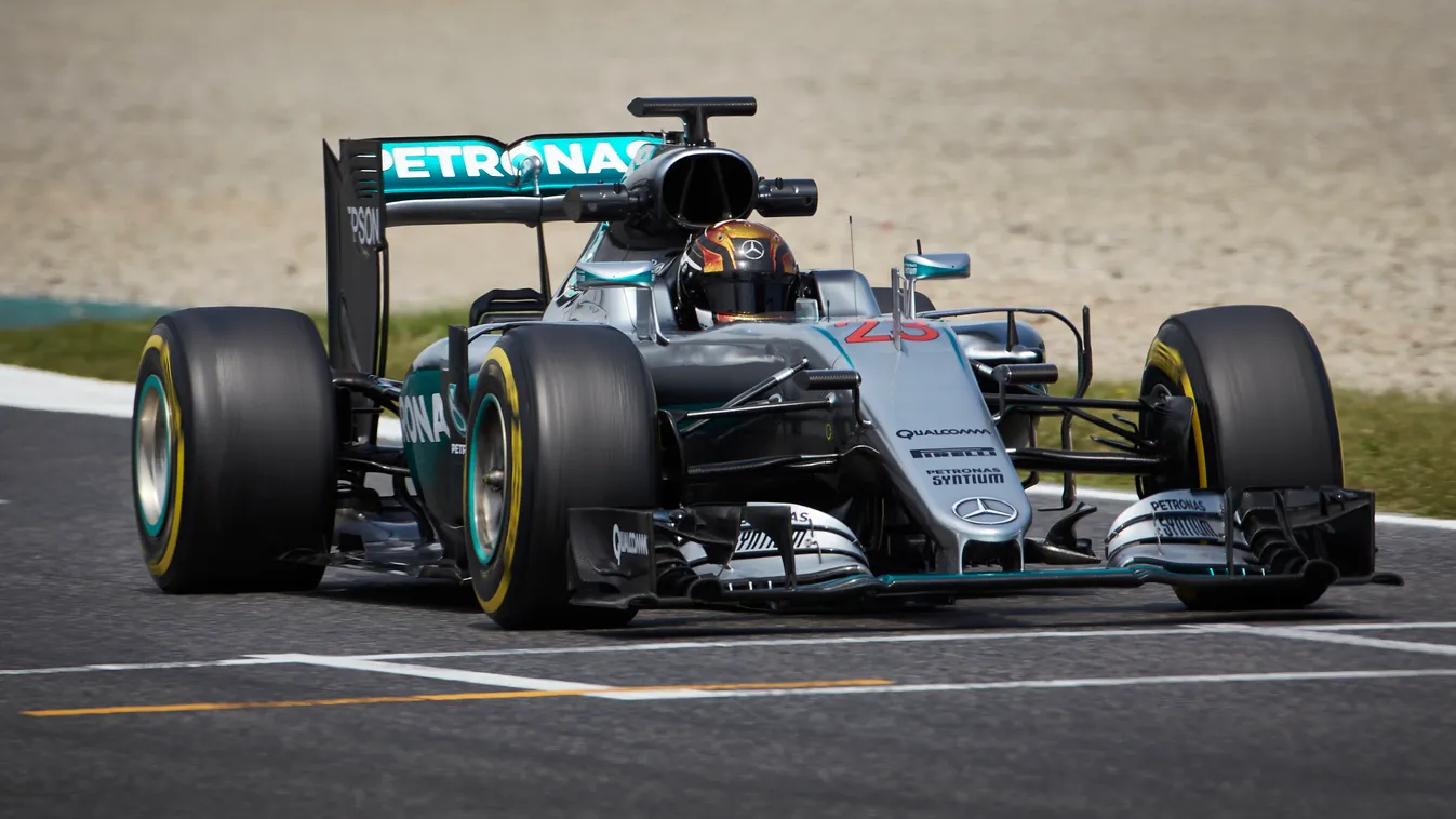 Forma-1, Pascal Wehrlein, Mercedes AMG Petronas, Barcelona teszt 