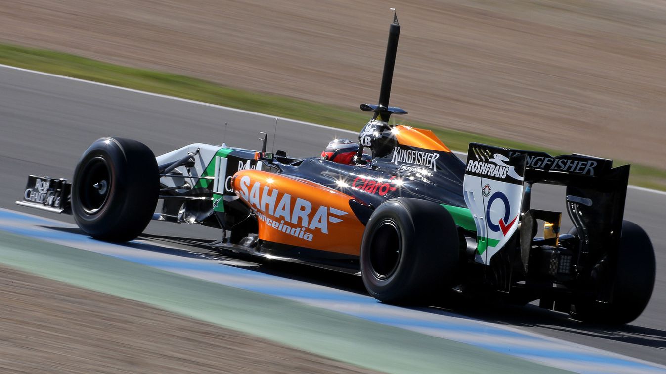 Forma-1, Force India, Nico Hülkenberg, teszt 