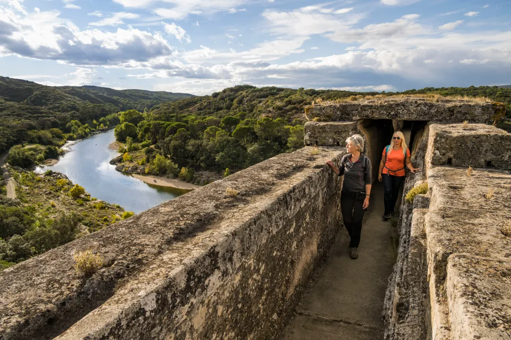 Pont du Gard római kori vízvezeték Franciaország, galéria, 2023 