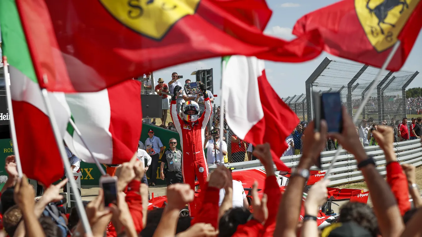 Forma-1, Brit Nagydíj, Sebastian Vettel, Scuderia Ferrari 