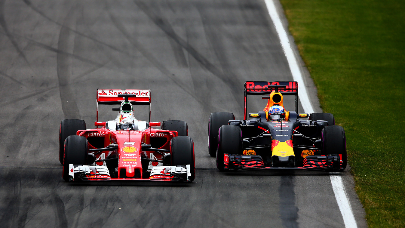 Forma-1, Sebastian Vettel, Daniel Ricciardo, Kanadai Nagydíj, előzés 