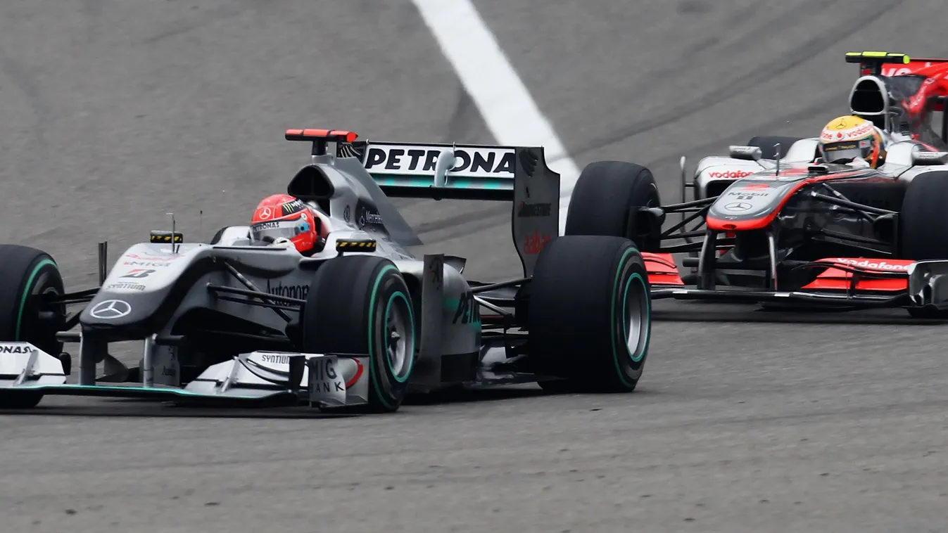 Forma-1, Michael Schumacher, Lewis Hamilton, Kínai Nagydíj 2010 