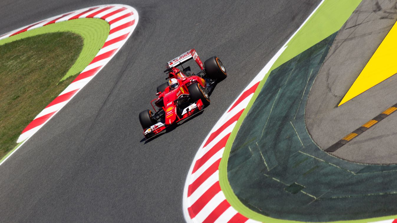 Forma-1, Sebastian Vettel, Ferrari, Spanyol Nagydíj 