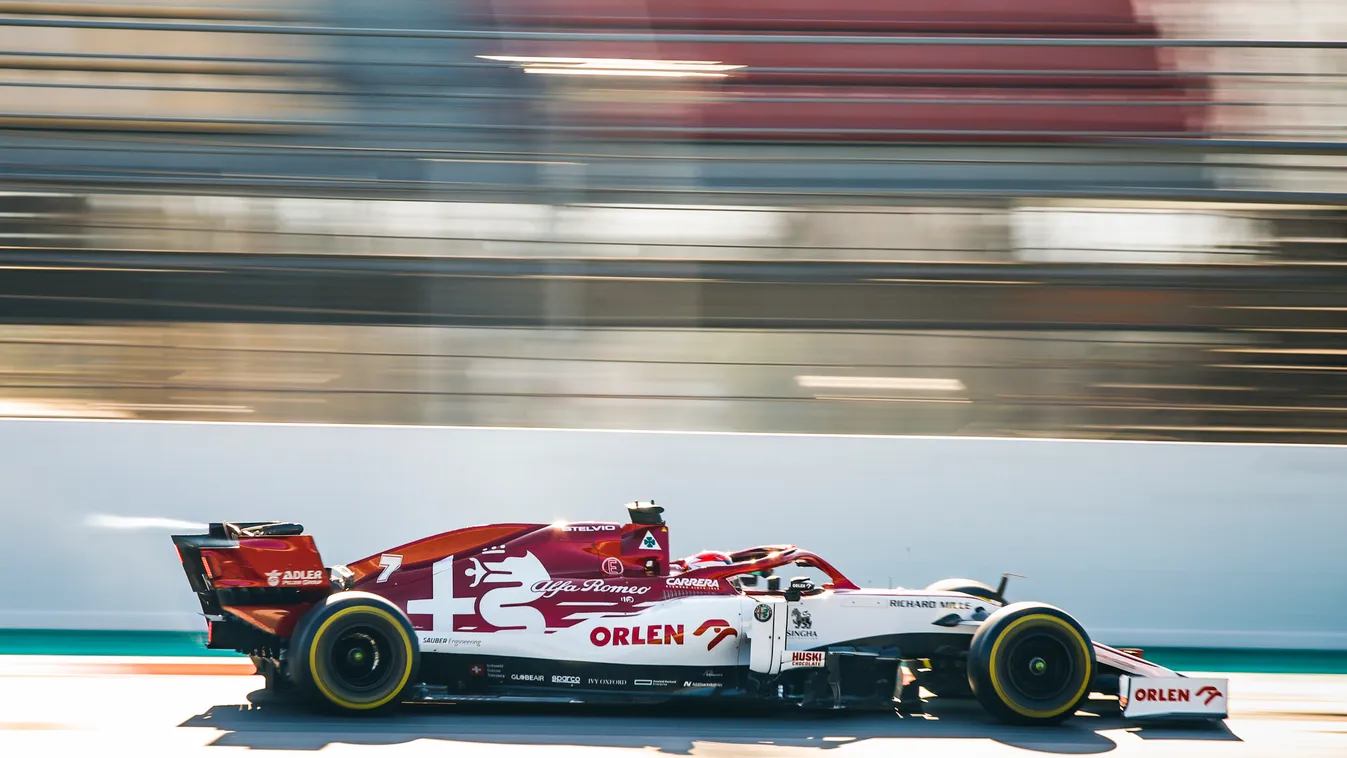 Forma-1, Kimi Räikkönen, Alfa Romeo, Barcelona teszt 2020 2. nap 