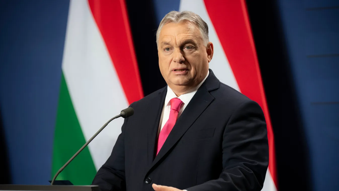 ORBÁN Viktor, miniszterelnök nemzetközi sajtótájékoztatója, 2023. 12. 21., kormányinfó 