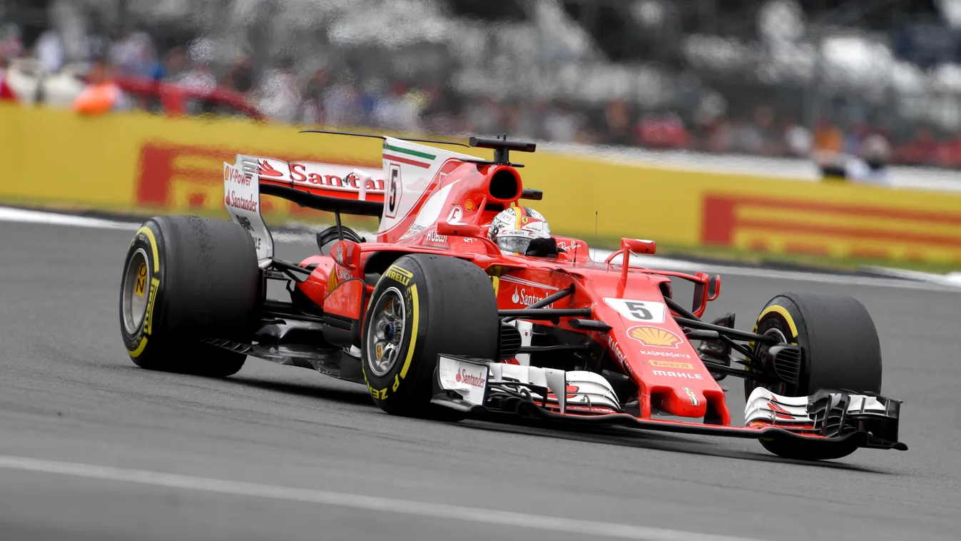 Forma-1, Sebastian Vettel, Scuderia Ferrari, Brit Nagydíj 