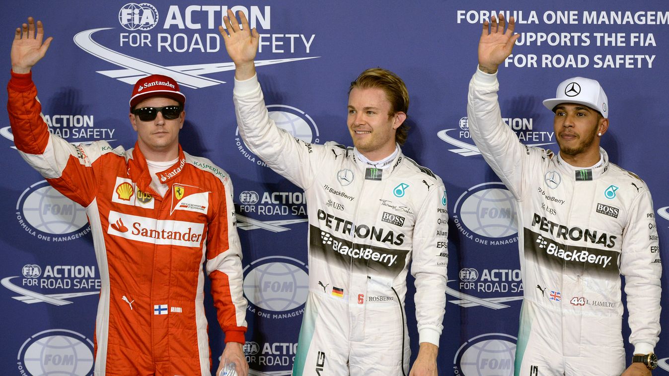 Forma-1, Kimi Räikkönen, Nico Rosberg, Lewis Hamilton, Abu-dzabi Nagydíj 