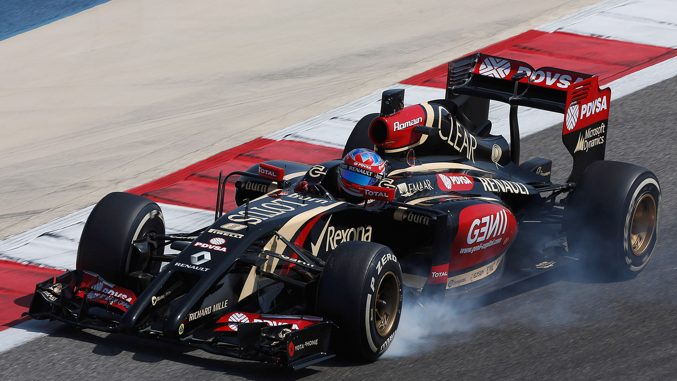 Forma-1, Lotus, Romain Grosjean, teszt 