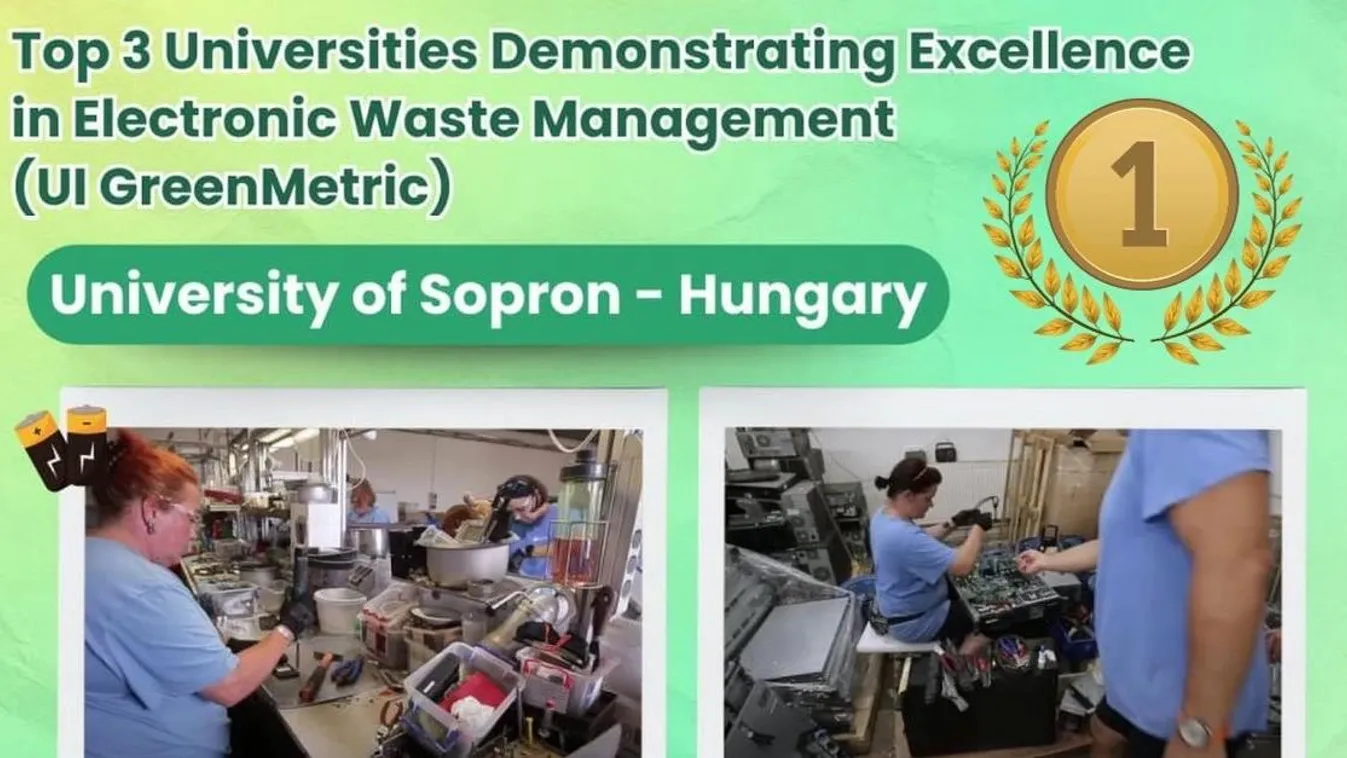 Soproni Egyetem, elektromos hulladék 