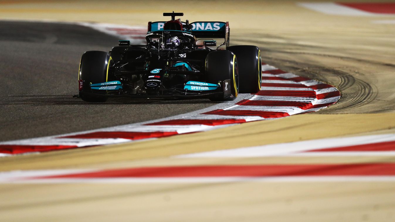 Forma-1, Lewis Hamilton, Mercedes, Bahreini Nagydíj 2021, szombat 