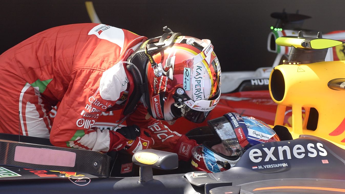Forma-1, Sebastian Vettel, Max Verstappen, Ferrari, Red Bull, Spanyol Nagydíj 