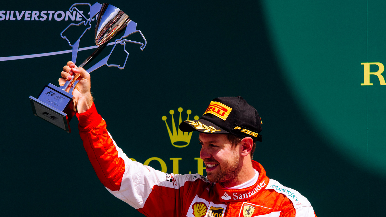 Forma-1, Sebastian Vettel, Ferrari, Brit Nagydíj 