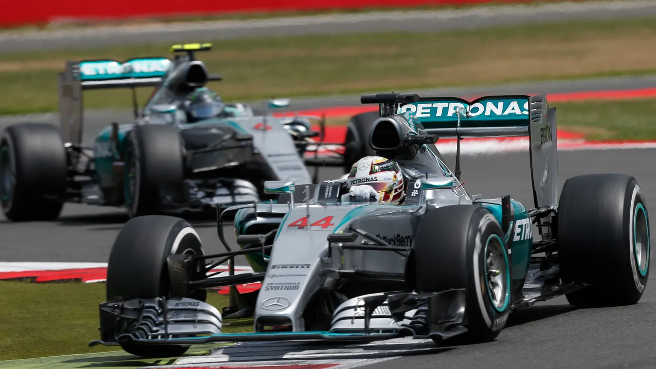Forma-1, Lewis Hamilton, Nico Rosberg, Mercedes AMG Petronas, Brit Nagydíj 