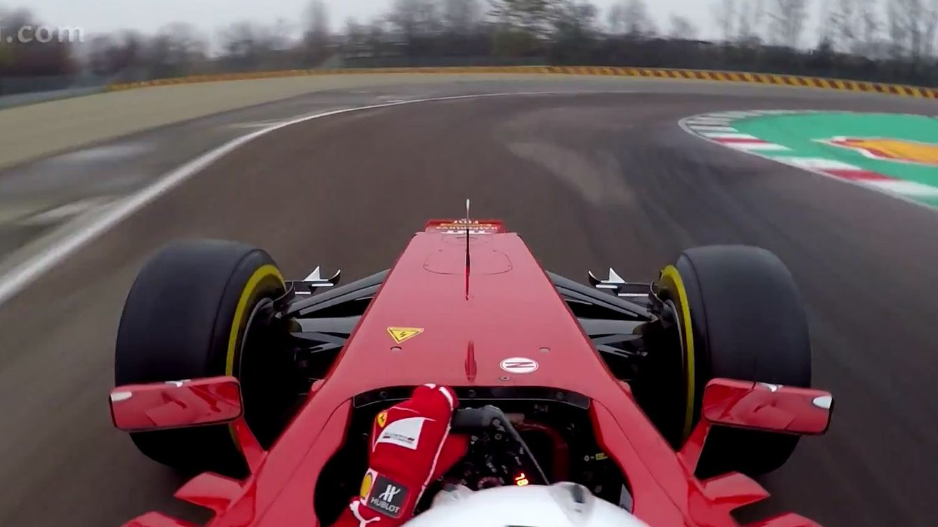 Forma-1, Sebastian Vettel, Ferrari, videó 
